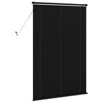 vidaXL Store Vénitien Réglable Noir 150 x 80 cm PVC