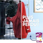 Pack de 36 étiquettes blanches vêtements - 45 x 13 mm AVERY