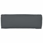 vidaXL Coussin pour banc de palette Anthracite 120 x 40 x 8 cm