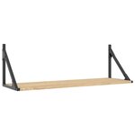 vidaXL Étagères murales 2 pièces Chêne Sonoma 80x25x25 5 cm Bois d'ingénierie