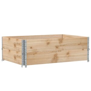 vidaXL Jardinière 120x80 cm bois massif de pin