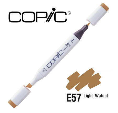 Marqueur à l'alcool Copic Marker E57 Light Walnut