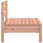 vidaXL Canapés de jardin sans accoudoirs 2 Pièces bois massif douglas