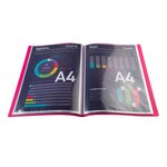 Protège-documents En Polypropylène Semi Rigide Chromaline 80 Vues - A4 - Rouge - X 12 - Exacompta