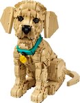 LEGO Icons 11384 Le chiot Golden Retriever articulé pour adultes