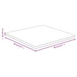 vidaXL Dessus de table 40x40x1 5 cm bambou