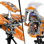 Lego 76193 marvel le vaisseau des gardiens de la galaxie  jouet avengers jeu de construction avec mini figurines thor & star-lord