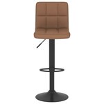 vidaXL Tabouret de bar Marron Tissu