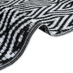 vidaXL Tapis d'extérieur 'ARAKIL'Noir 300x400 cm PP