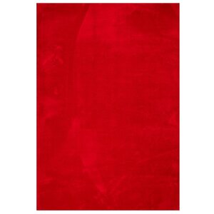 vidaXL Tapis HUARTE à poils courts doux et lavable rouge 160x230 cm