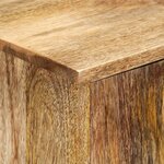 vidaXL Buffet 80x30x95 cm bois de manguier brut massif