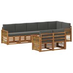 vidaXL Ensemble de canapés d'extérieur 7 pc