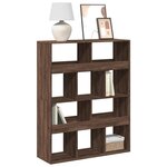 vidaXL Bibliothèque chêne marron 100x33x125 5 cm bois d'ingénierie