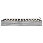 vidaXL Cadre de lit ottoman Gris Sonoma 193 x 120 x 25 cm
