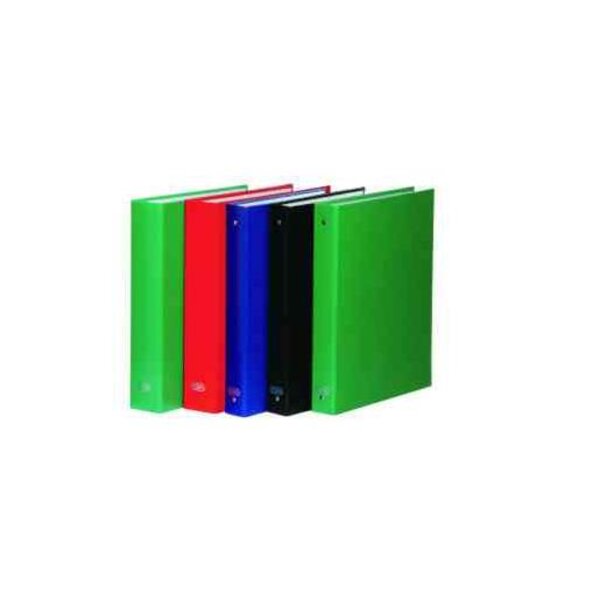 Classeur balacron 4 anneaux 30mm pour A4 Dos de 40 mm Bleu marine ELBA