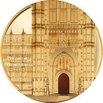 Pièce de monnaie en Or 500 Dollars g 155.5 (5 oz) Millésime 2023 Tiffany Art PALACE OF WESTMINSTER