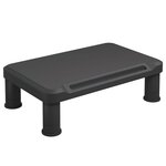 vidaXL Support de moniteur Noir 38x24x10 5 cm