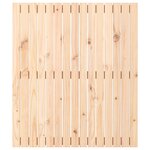 vidaXL Tête de lit murale 95 5x3x110 cm Bois massif de pin