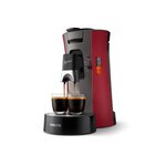 Philips senseo select csa240/91 machine a café dosette - rouge