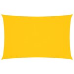 vidaXL Voile de parasol tissu oxford rectangulaire 2 5x5 m jaune