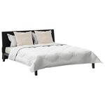 vidaXL Couette avec oreiller 3 Pièces Blanc Microfibre