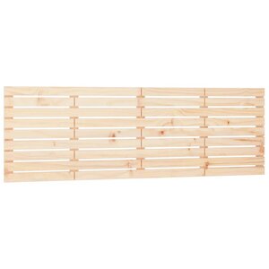vidaXL Tête de lit murale 166x3x63 cm Bois massif de pin