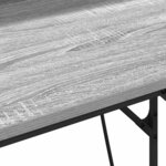 vidaXL Bureau Sonoma gris 100 x 50 x 86.5 cm Bois d'ingénierie