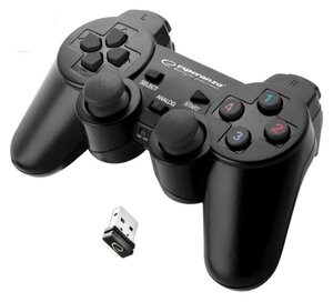 Esperanza EGG108K manette de jeu manette de jeu PC  PlayStation 3 analogique/numérique USB 2.0 noir