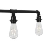 Vidaxl plafonnier noir 5 ampoules e27