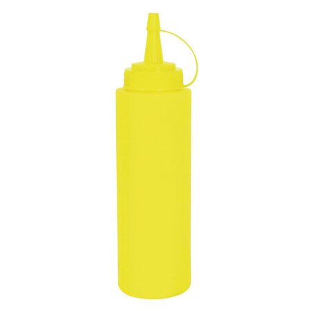 Distributeur de sauce 237 ml jaune - vogue -  - polyéthylène x185mm