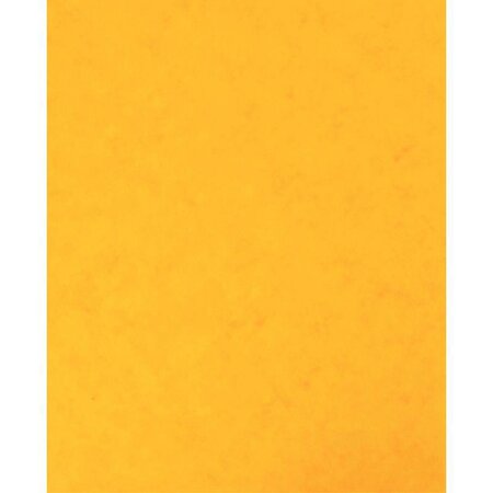 Protège-cahier en carte lustrée jaune  format 18 x 22 cm