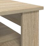vidaXL Table basse Chêne Sonoma 96 x 54 x 44 cm Bois d'ingénierie