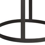 vidaXL Tables d'appoint rondes 2 Pièces Bois de manguier solide et acier