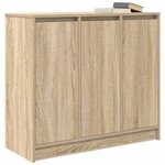 vidaXL Buffet chêne sonoma 85x34x76 cm bois d'ingénierie