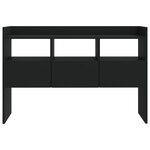 vidaXL Buffet Noir 105x30x70 cm Bois d’ingénierie