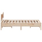 vidaXL Cadre de lit sans matelas 120x200 cm bois de pin massif
