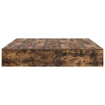 vidaXL Cadre de lit Chêne fumé 200 x 180 x 31 5 cm Bois d'ingénierie
