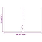 vidaXL Barrière anti-racines Noir 0 7 x 3 m Polyéthylène