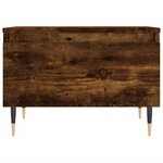 vidaXL Tables basses 2 Pièces chêne fumé 50x46x35 cm bois d'ingénierie