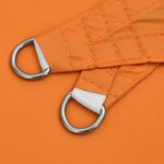 vidaXL Voile d'ombre Orange 6 x 2 m 100   polyester Oxford