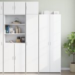 vidaXL Armoire de rangement mince blanc 40x42 5x225 cm