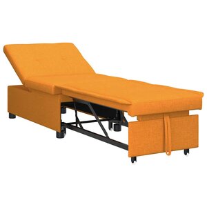 vidaXL Canapé-Lit Jaune foncé 194 x 67 x 37 cm tissu