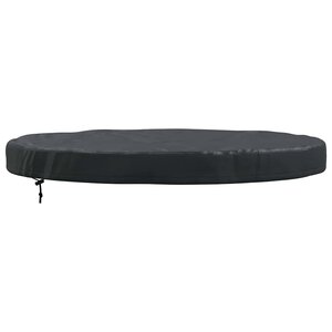 vidaXL Housse de Table Extérieure Noir 102 x 102 x 10 cm Tissu 420D