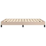 VidaXL Cadre de lit sans matelas cappuccino 140x200 cm similicuir