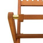 vidaXL Banc d'enfants Marron 61 x 38 x 57 cm Bois d'eucalyptus massif