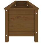 vidaXL Lit surélevé de jardin brun miel 199 5x40x39 cm bois pin massif