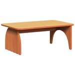 vidaXL Table basse Marron cire 80 x 50 x 31 cm Bois massif en pin