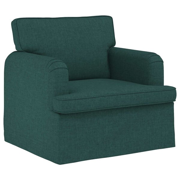 vidaXL Canapé Vert foncé 84 x 80 x 85 cm tissu