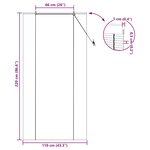 vidaXL Stores et Occultants avec des rideaux Jaune 110 x 220 cm Bambou