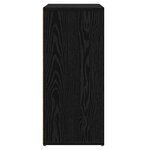 vidaXL Haut Armoire 2 Pièces Chêne noir 60 x 31 x 70 cm Bois d'ingénierie